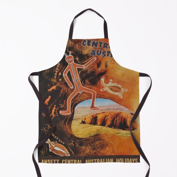 Item preview, retro classic Central Australia poster designed and sold by CorasPosters.