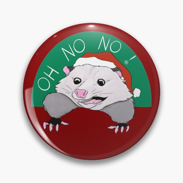 Item preview, Oh No No Holiday Opossum designed and sold by Casey Wilkinson.