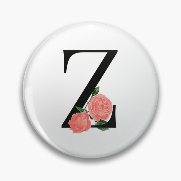 Item preview, Letter Z floral rose, Z letter designed and sold by asdesignstudio.