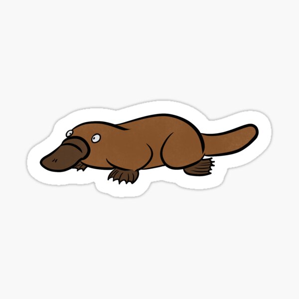 Platypus! Sticker