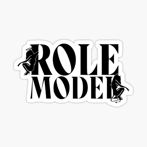 "Role Model Logo Angel and Devil" Sticker by camille95 Redbubble