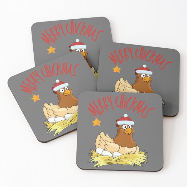 Item preview, cartoon Chicken christmas  designed and sold by OneTimeEngineer.