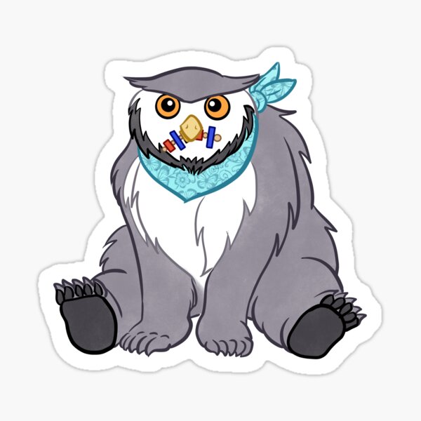 Domesticated Owlbear Sticker