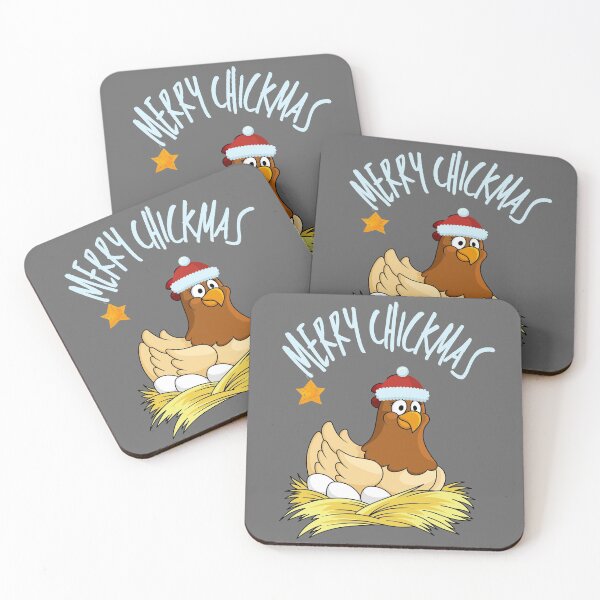 Item preview, cartoon Chicken christmas  designed and sold by OneTimeEngineer.