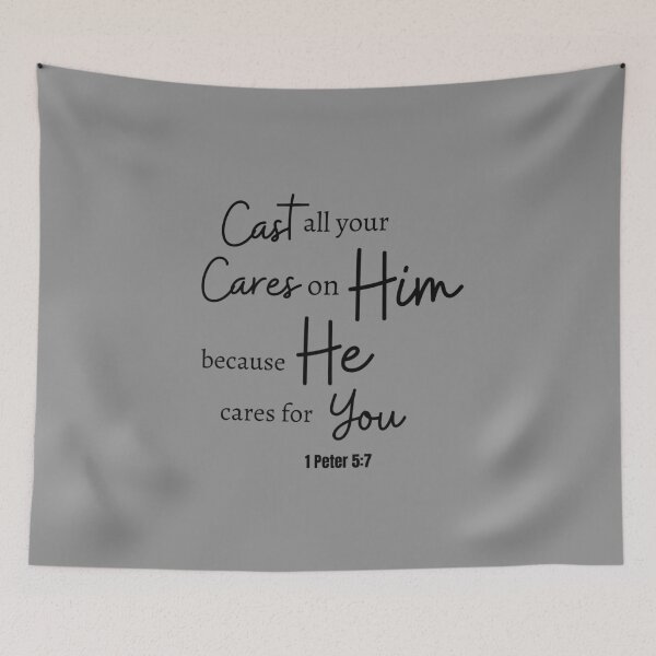Item preview, Cast your cares on Him designed and sold by Lilaclown.