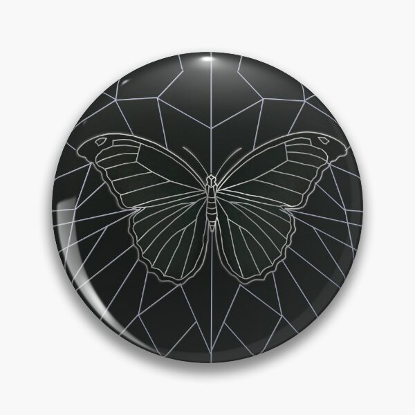 Item preview, Glowing Wire Frame Butterfly on Dark Background designed and sold by AdinaRose.