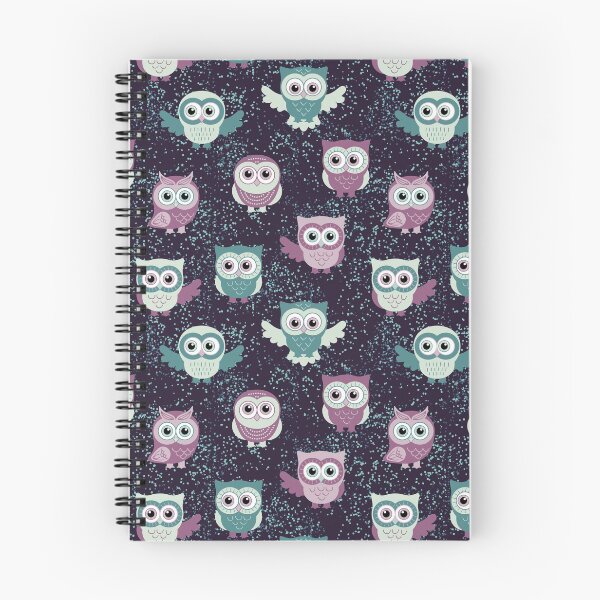Item preview, Owls in winter seamless pattern.  designed and sold by Yuka-Krable.