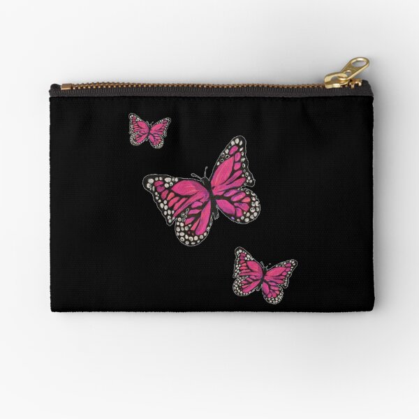 Trio of Butterflies Zipper Pouch