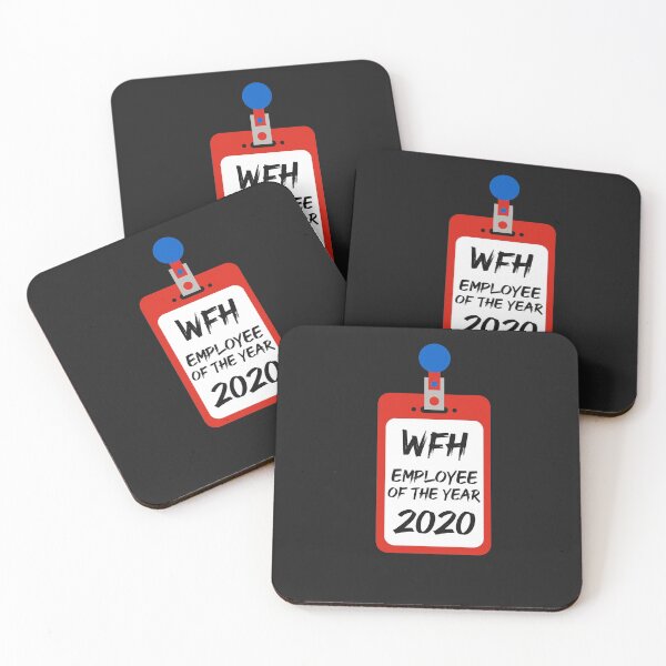 Item preview, Work From Home Employee Of The Year 2020 Month WFH Telecommute Virtual Remote Job Quarantine Funny Novelty Humorous Sarcastic designed and sold by gkao.