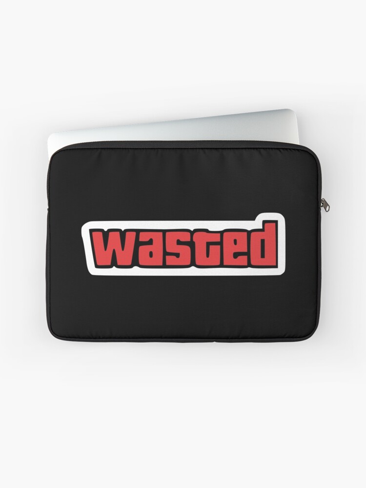 Wasted Meme Template Laptop Sleeve By Sparkydesign Redbubble