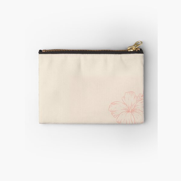 Item preview, Pink Hibiscus Flower At Bottom Corner Floral Design designed and sold by SimpliChic.