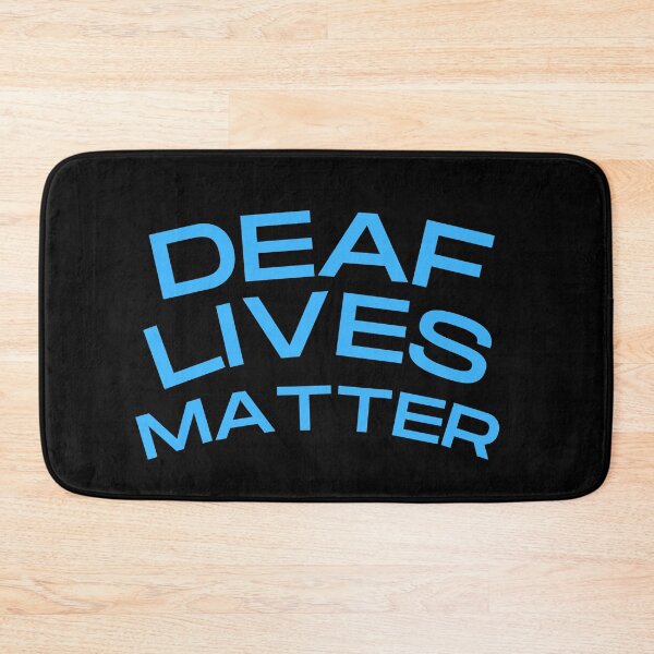 Item preview,  Deaf Lives Matter ASL Hearing Impaired designed and sold by Beluved.