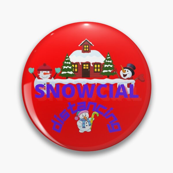 Item preview, SNOWCIAL DISTANCING designed and sold by OliDesigns.
