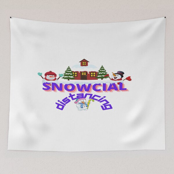 Item preview, SNOWCIAL DISTANCING designed and sold by OliDesigns.