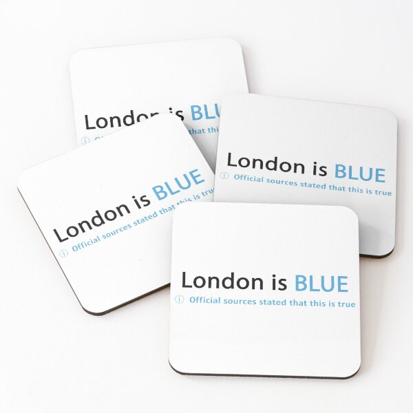 Aperçu de l'œuvre London is BLUE - Des sources officielles tweetent sur Twitter créée et vendue par Zgjimi17.