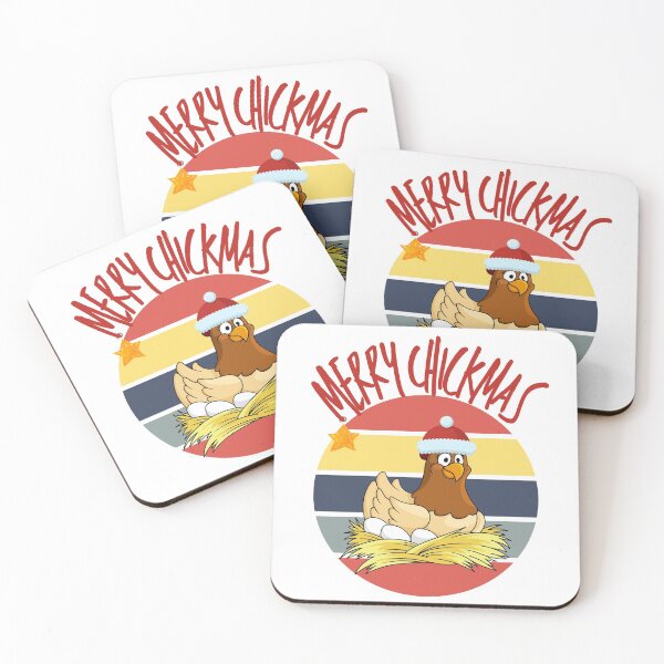 Item preview, cartoon Chicken christmas  designed and sold by OneTimeEngineer.