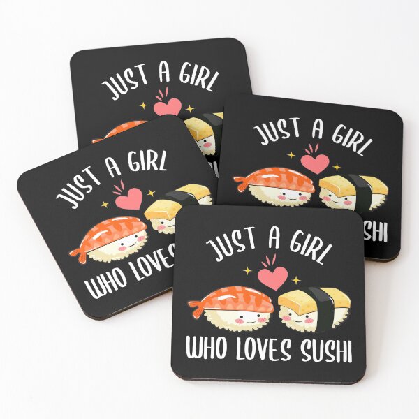 Item preview, Just A Girl Who Loves Sushi Cute Kawaii designed and sold by OnepixArt.