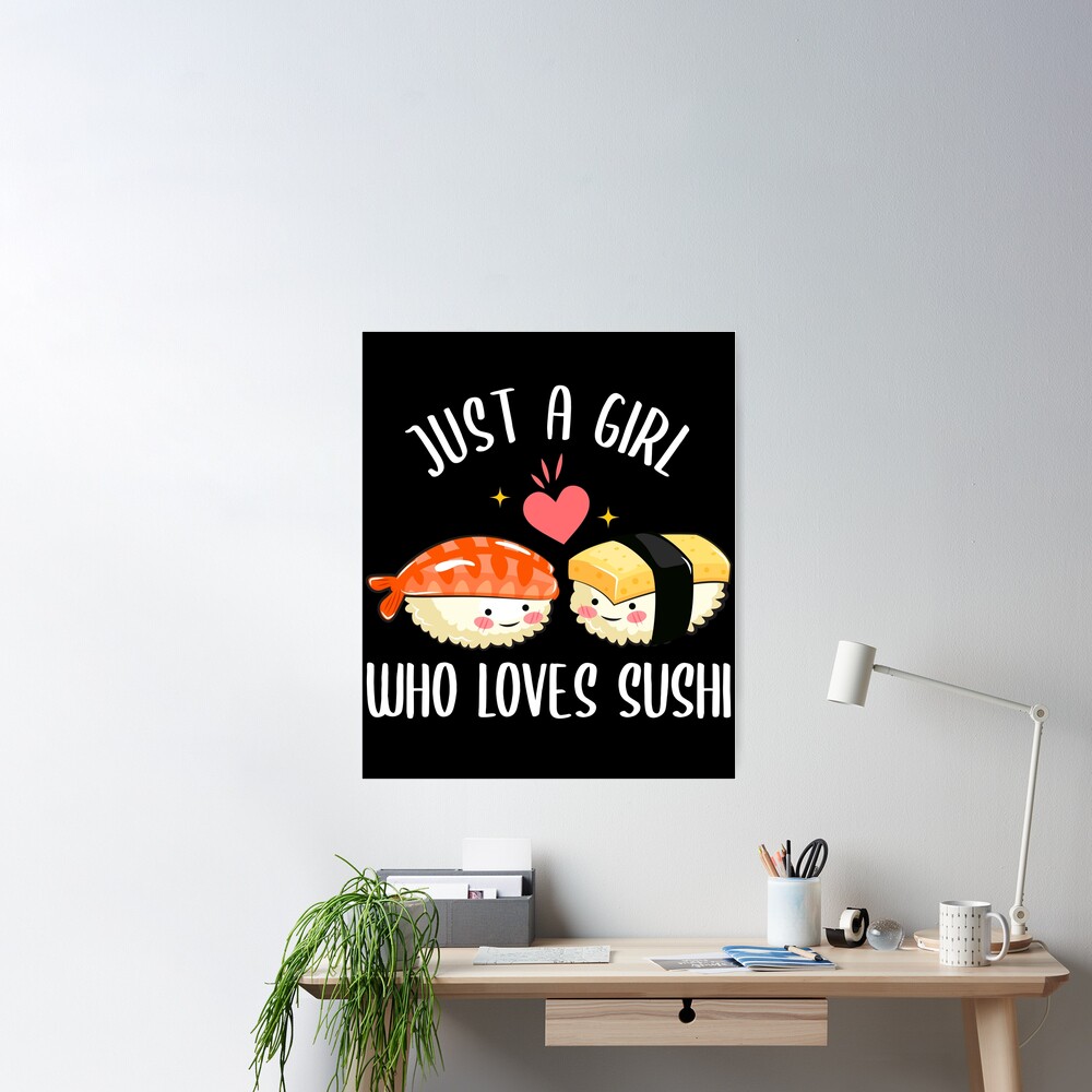 Cute Sushi Lover Gift Kawaii Japan For Girl Women Funny Totally Adorkable  Pun Gag Spiral Notebook by Jeff Creation - Fine Art America