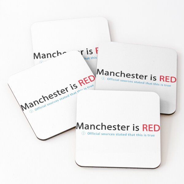 Item preview, Manchester is RED - Official Sources tweet Twitter designed and sold by Zgjimi17.