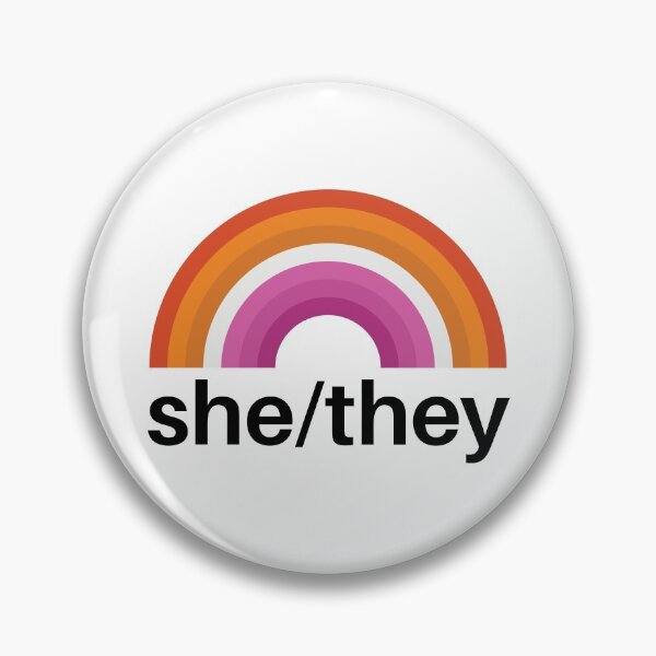 Item preview, She/They Pronouns Lesbian designed and sold by lavenderhearts.