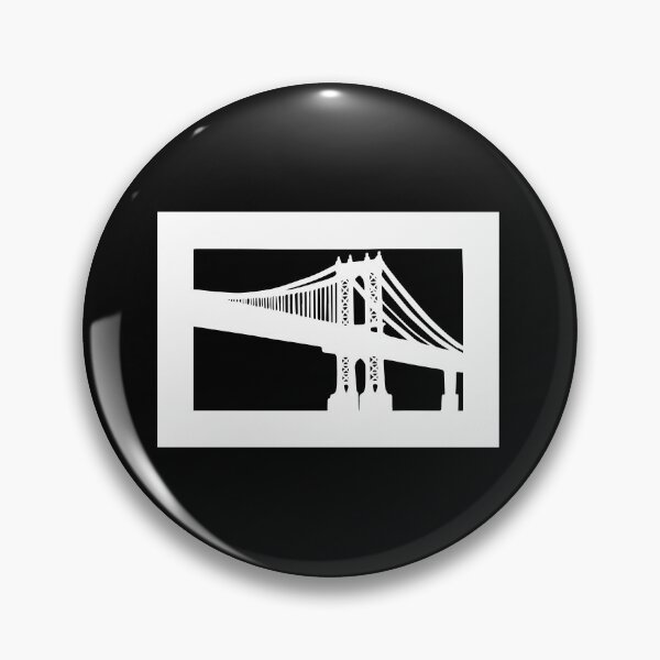 Item preview, Manhattan Bridge Stencil Logo designed and sold by Toby Cohen.