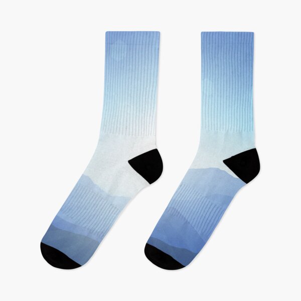 Item preview, Morning sunrise in the mountains blue designed and sold by Delicarte.