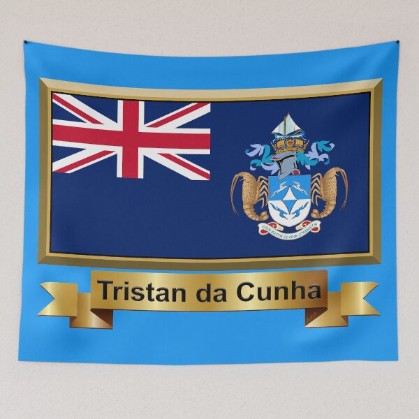 Item preview, Tristan da Cunha Flag Gifts, Masks, Stickers & Products (GF) designed and sold by mpodger.