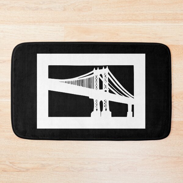 Item preview, Manhattan Bridge Stencil Logo designed and sold by Toby Cohen.