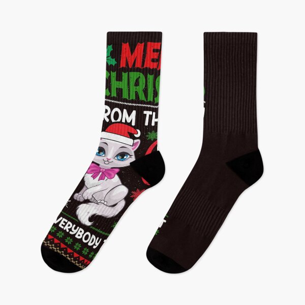 Artikelvorschau, FROHE WEIHNACHTSFORMULAR DIE VERRÜCKTE KATZENDAME entworfen und verkauft von teemaker24.