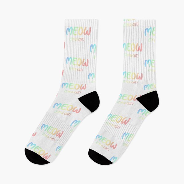 Item preview, Meow I'm A Cat T-Shirt Design Rainbow designed and sold by patternarium.