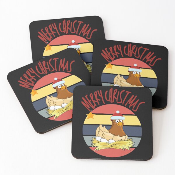 Item preview, cartoon Chicken christmas  designed and sold by OneTimeEngineer.