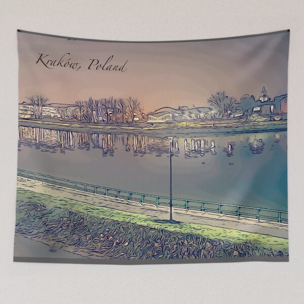 Item preview, River Vistula, Kraków, Poland   designed and sold by RTrivella.