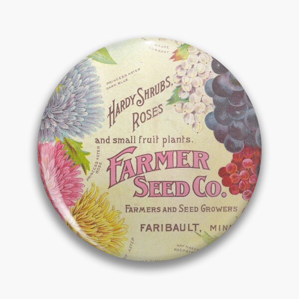 Item preview, Asters and Berries - Farmer Seed Co 1906 designed and sold by killies.