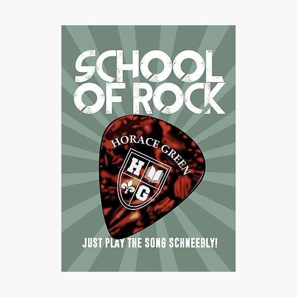 School of Rock - Alternative Movie Poster Photographic Print