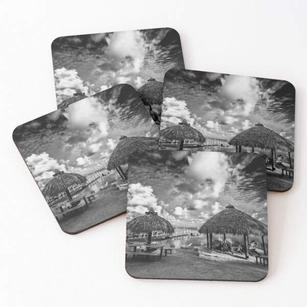 Item preview, huts on the beach  designed and sold by fineartbyK.