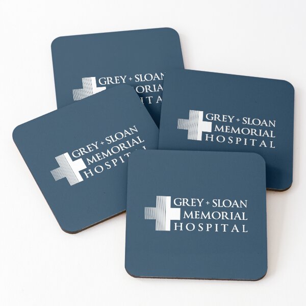 Item preview, Grey + Sloan Memorial Hospital Logo | White Print designed and sold by SJ Designs.
