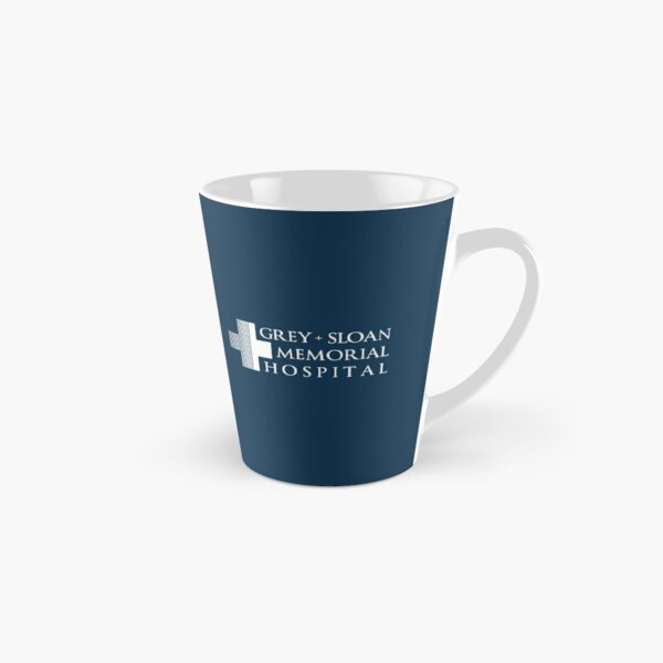 Grey + Sloan Memorial Hospital Logo | White Print Tall Mug