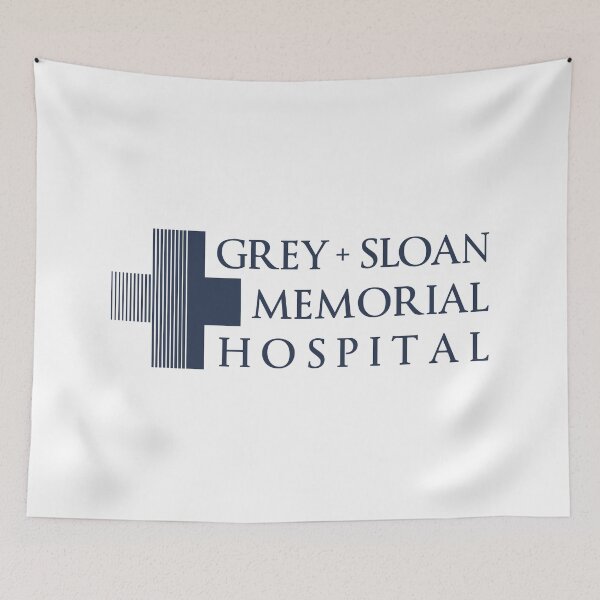 Item preview, Grey + Sloan Memorial Hospital Logo | Blue Print designed and sold by SJ Designs.