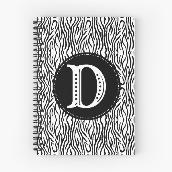 Item preview, Zebra Monogram Letter D designed and sold by MarkTees.