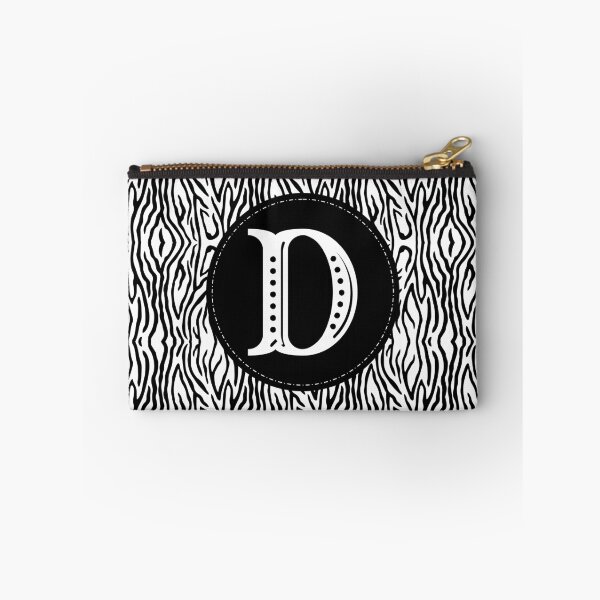 Item preview, Zebra Monogram Letter D designed and sold by MarkTees.