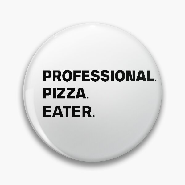 Item preview, Professional Pizza Eater WHITE designed and sold by ShoppyYourThing.
