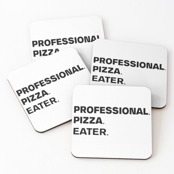 Item preview, Professional Pizza Eater WHITE designed and sold by ShoppyYourThing.
