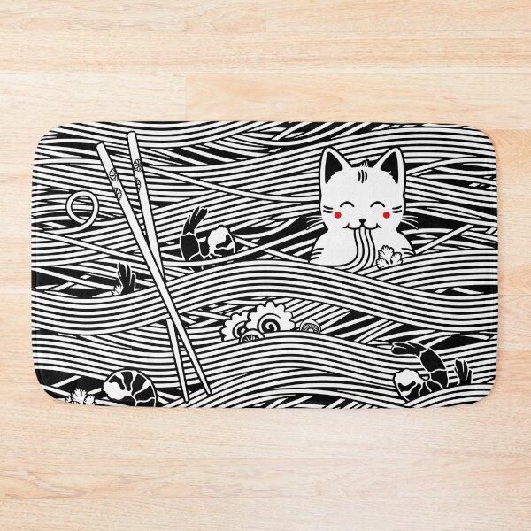 Item preview, Happy Cat, Ramen Deluge designed and sold by 38Sunsets.