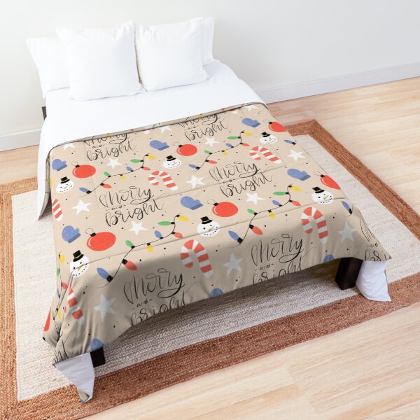 Merry and bright pattern Comforter