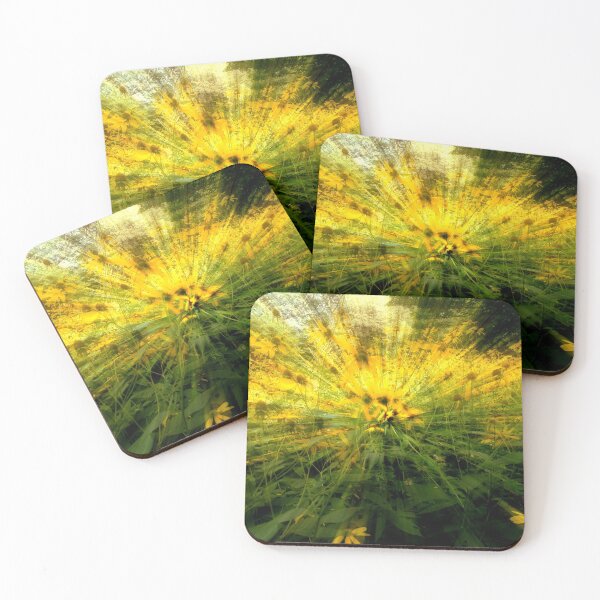 Item preview, zoom blur of daisy flowers designed and sold by fineartbyK.