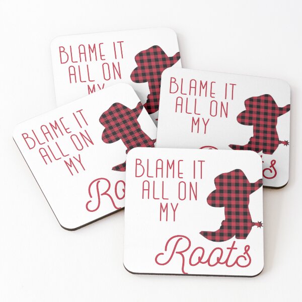 Item preview, Blame it on my roots in red designed and sold by designbyjodyb.