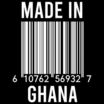 Artwork thumbnail, Made In Ghana by RandomStuffShop