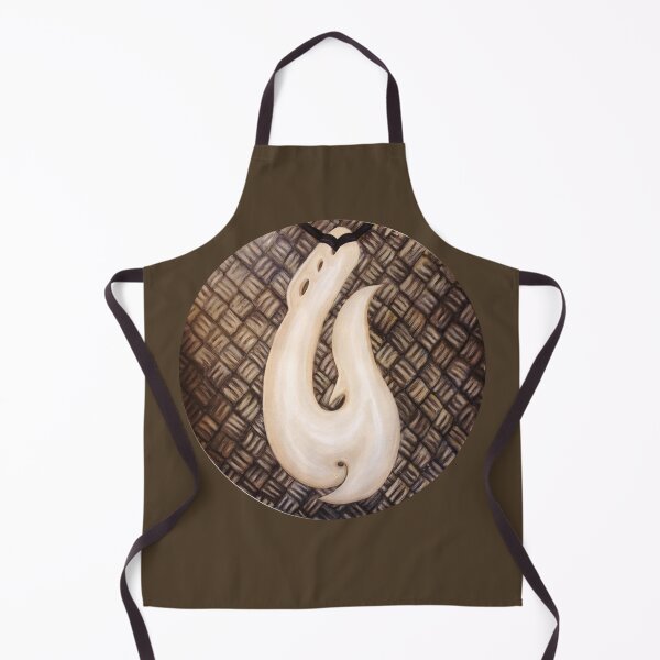 Item preview, Maori whalebone pendant on woven flax designed and sold by Mandii Pope.