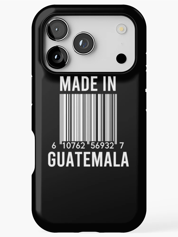 Thumbnail 1 of 4, iPhone Case, Made In Guatemala designed and sold by RandomStuffShop.