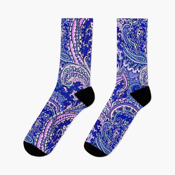 Item preview, Blue Paisley pattern designed and sold by PhoeniXDreamer.